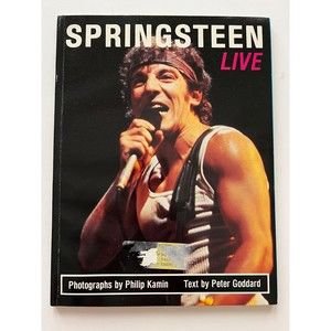 Bruce Springsteen Live Philip Kamin Peter Goddard Born In The USA Tour Photobook